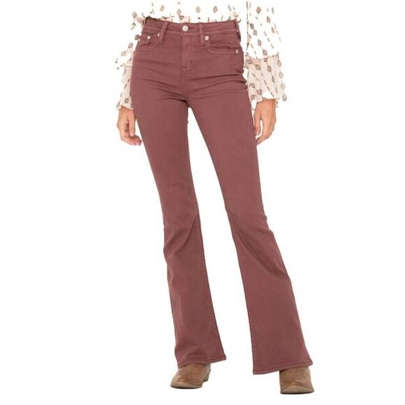 Miss Me Women's High Rise Flare Jeans Size 26 - Picture 2 of 9